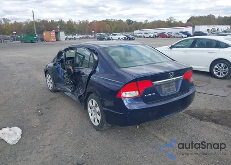 2011 Honda Civic Lx z USA, uszkodzony, nr VIN 2HGFA1F56BH521398